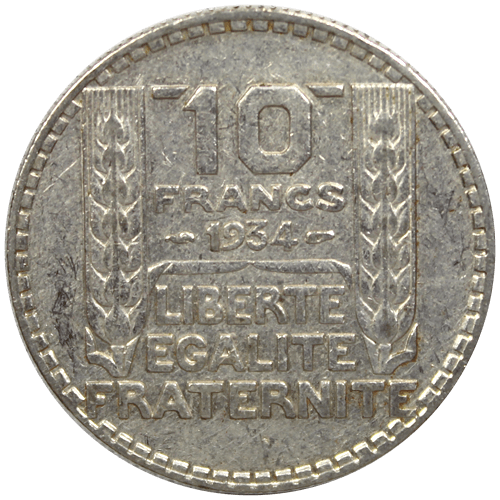 Valeur Des Pièces De 10 Francs En Argent 10 FRANCS ARGENT TURIN 1929 - 1939 - INVESTIR PIECES COLLECTION