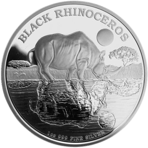 Rhinocéros noir : Suite de la série « Espèces en danger » de la New Zeland Mint